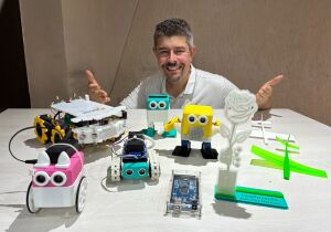 Cabo Frio recebe evento gratuito com robô que joga futebol, faz drift e estaciona de lado