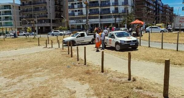 Prefeitura de Cabo Frio cerca ''Bolsão da Juju', na Praia do Forte