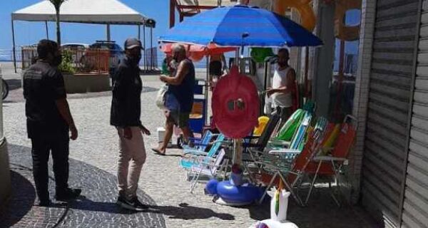 Prefeitura de Cabo Frio combate ocupações irregulares em calçadas