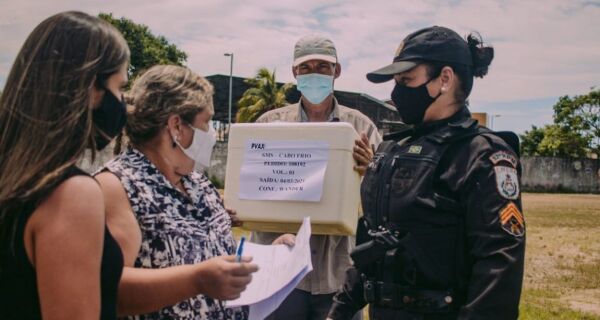 Cabo Frio recebe remessa de 1.480 doses da Coronavac 