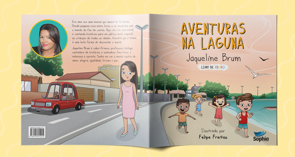 'Aventuras na Laguna' traz educação ambiental em livro de colorir