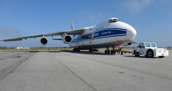 Aeroporto Internacional de Cabo Frio recebe segundo maior avião de carga civil do mundo