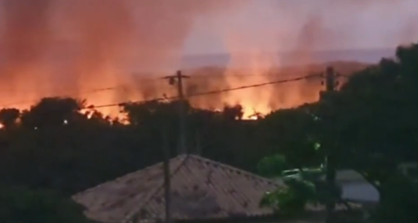 Polícia ainda não sabe quem iniciou incêndio em área ambiental no Peró