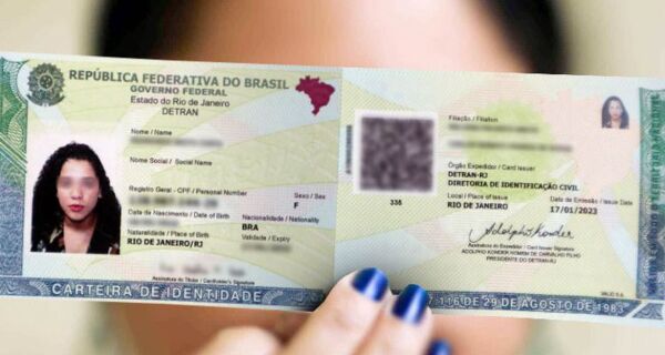 Campos sexo e nome social em carteira de identidade devem ter mudanças