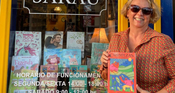 A pequena vendedora de livros: em Arraial, Thereza Moreira mantém o sebo O Sarau