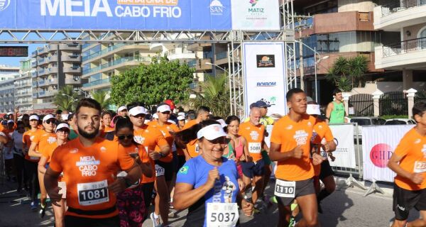 Meia Maratona de Cabo Frio reunirá 1.500 atletas no dia 5 de novembro