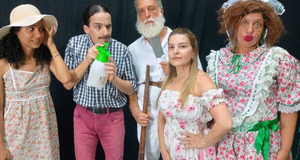 Teatro Dr. Átila Costa, em São Pedro, recebe a peça 'O Casamento de Maria Feia' neste sábado