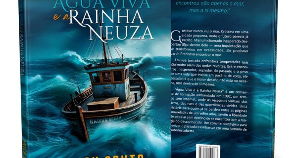 "Água Viva e a Rainha Neuza": obra de ficção envolve leitor com tempestade em Cabo Frio