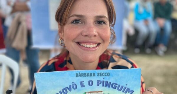 Vovô e o pinguim: Bábara Secco lança, na Livraria Petit, livro infantil que se passa em Cabo Frio