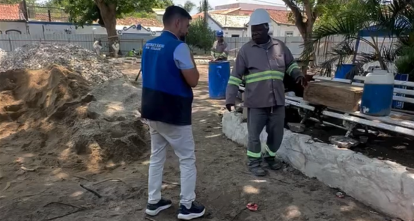 Reforma da Praça São Benedito, em Cabo Frio, será concluída antes do Natal