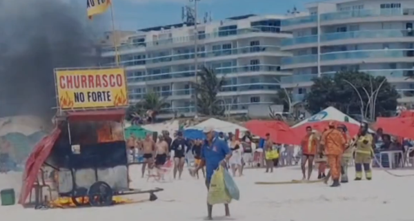 Histórico de incêndios em carrinhos ambulantes acende alerta sobre fiscalização em Cabo Frio
