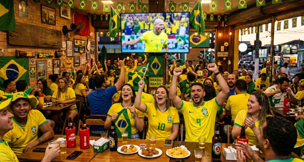 Bares da região apostam em telas grandes e promoções para a Copa do Mundo