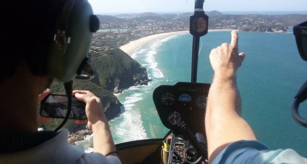 Inea passa a usar helicóptero para vistoriar Parque Estadual da Costa do Sol