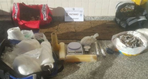 Polícia Militar apreende 35 kg de maconha em Unamar