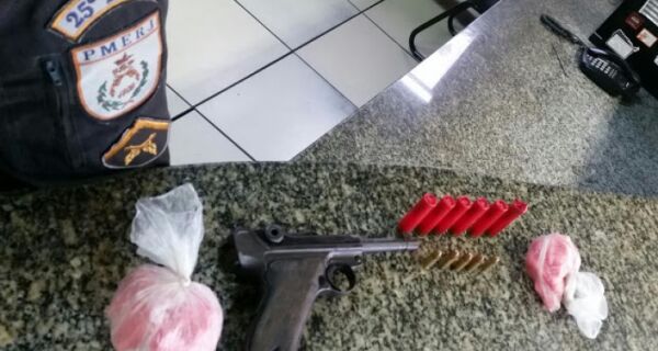 Polícia apreende pistola em distrito de Arraial do Cabo
