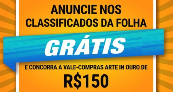 Folha lança campanha para anúncios de graça nos Classificados