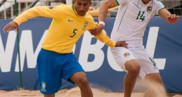 Douglas Rodrigues é destaque na Seleção Brasileira sub-20 de Beach Soccer